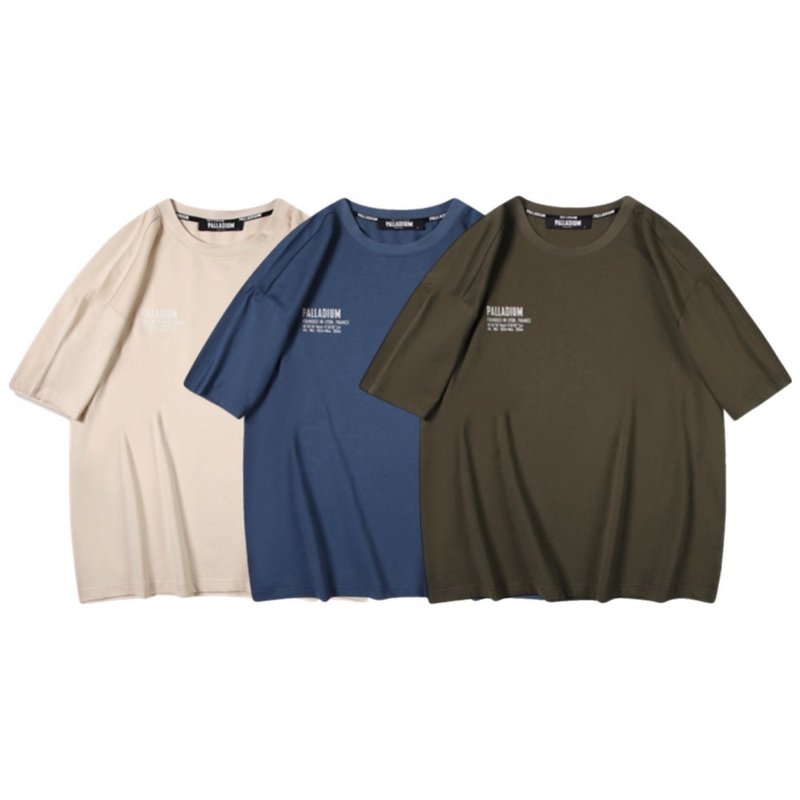 PALLADIUM 落肩宽松潮流三色短T 109290 - 女装 T 恤 - 棉．麻 多色