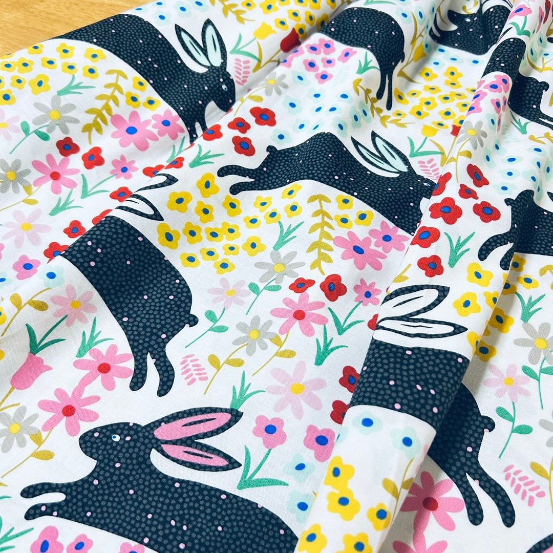 【订制商品】兔子白色裙 / One size / 美国布料 / 日本制 - 裙子 - 棉 白色