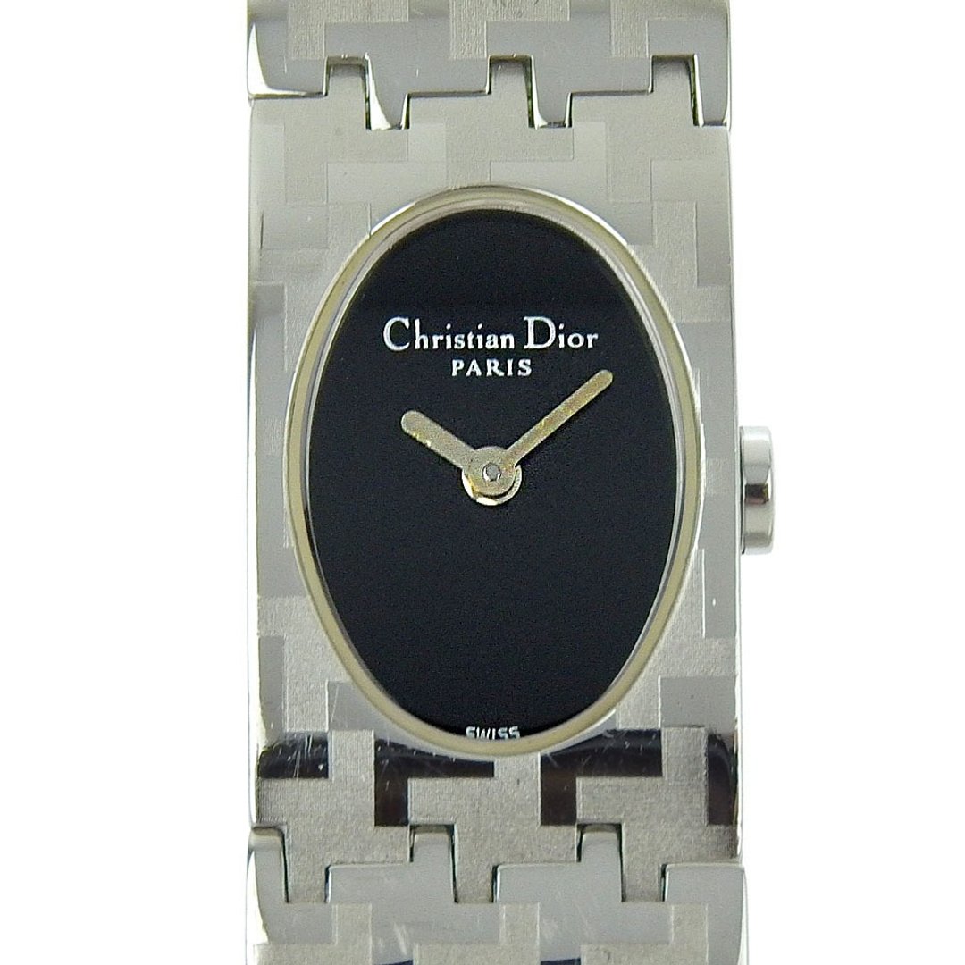 [日本直邮] Christian Dior Miss Dior 手表 D70-100 SS 石英模拟显示黑色表盘女士腕表 [二手] - 女表 - 不锈钢 银色