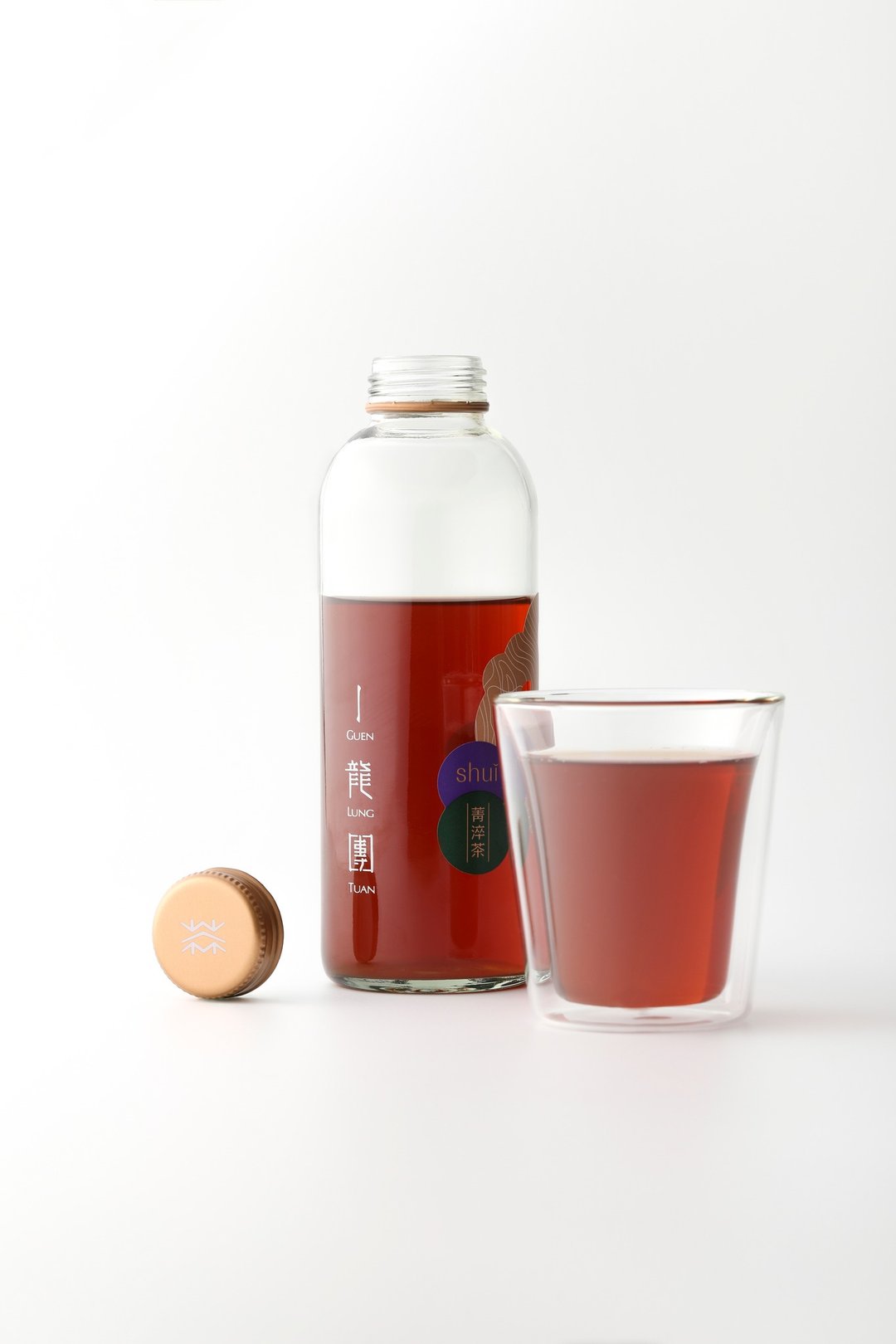 水 - 菁淬茶 | 红香寻露 500ml 12入包邮 - 茶 - 玻璃 金色