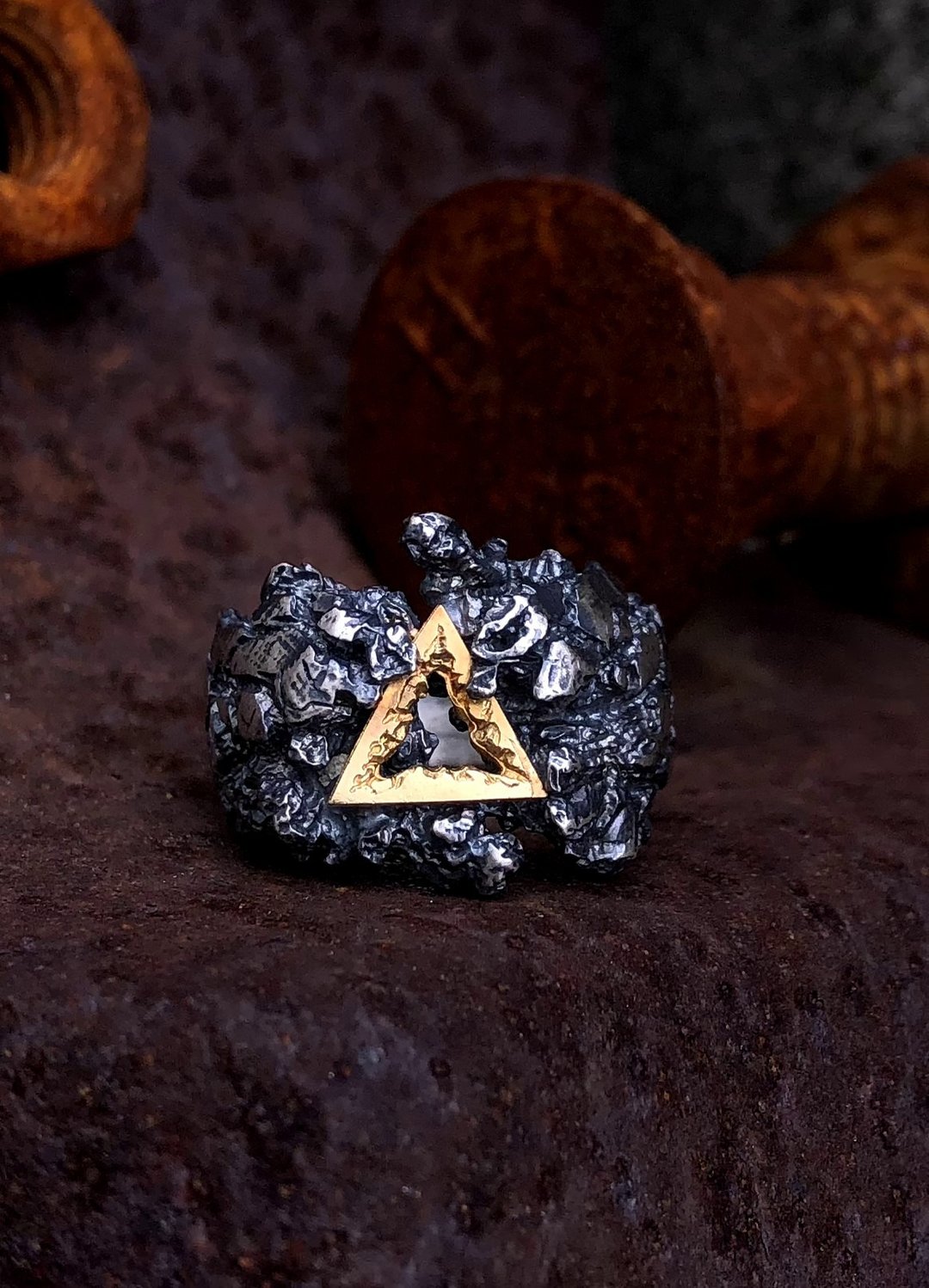反思戒指 Reflection Ring - 戒指 - 贵金属 金色