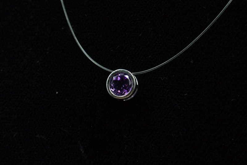 Lumière 雾紫光语 14K 紫水晶项链 附两款项链 - 项链 - 水晶 紫色