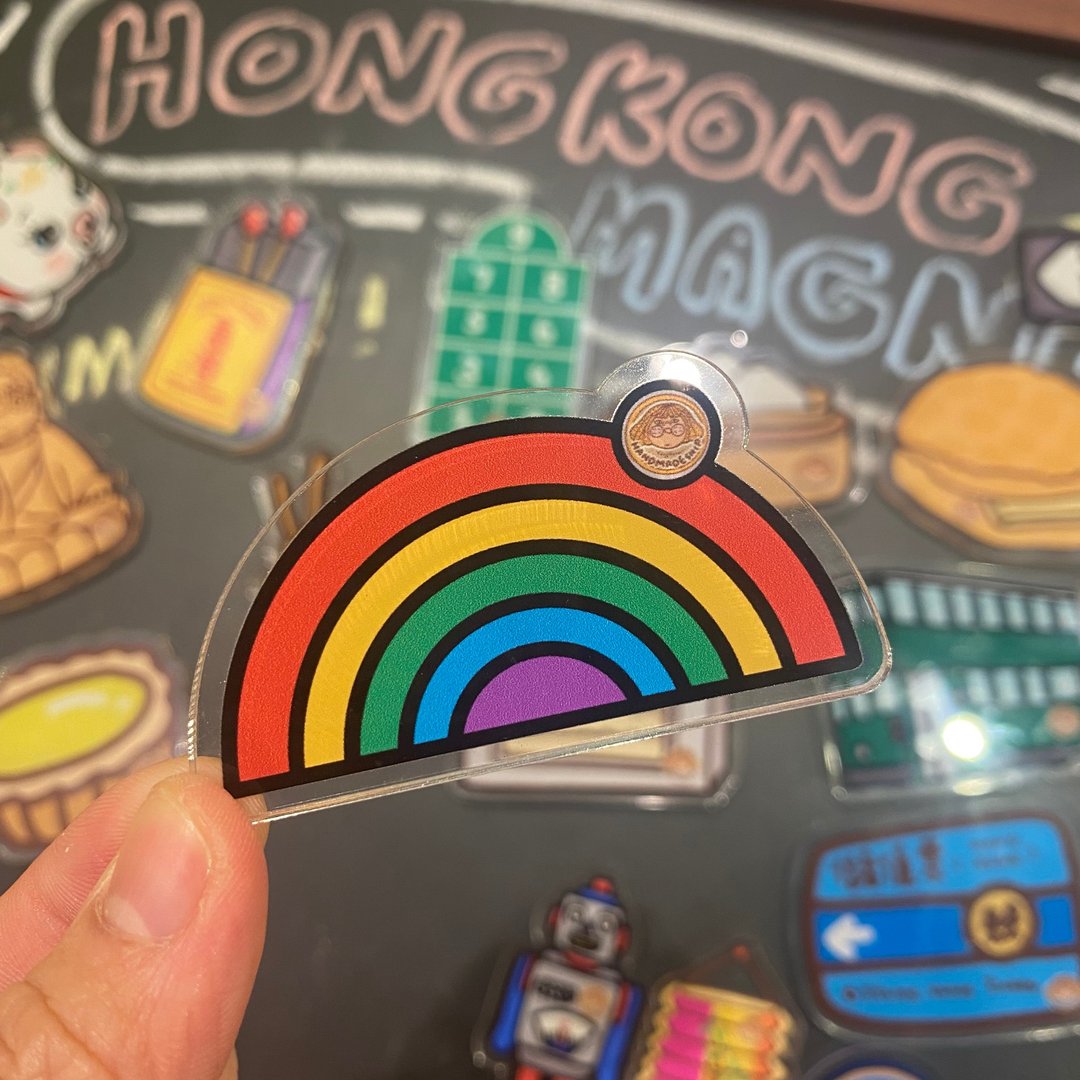 掷彩虹 磁石 冰箱贴 - 冰箱贴/磁贴 - 塑料 