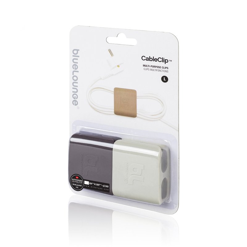 Bluelounge CableClip  大绕线器 2 粒装 - 卷线器/电线收纳 - 硅胶 多色
