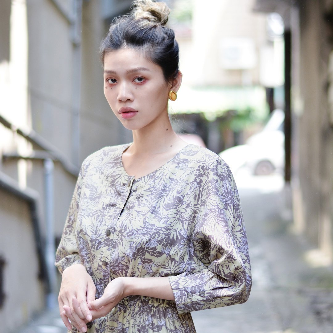 落蜷  |  日本古着洋服 - 洋装/连衣裙 - 其他材质 