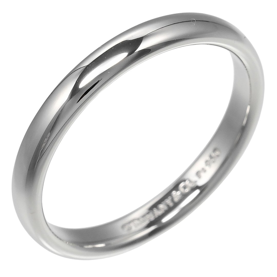【日本直送】蒂芙尼 TIFFANY&Co. 戒指 Forever Wedding Classic 18号 Pt950铂金 约5.63g 戒指 3mm【二手】 - 戒指 - 贵金属 银色