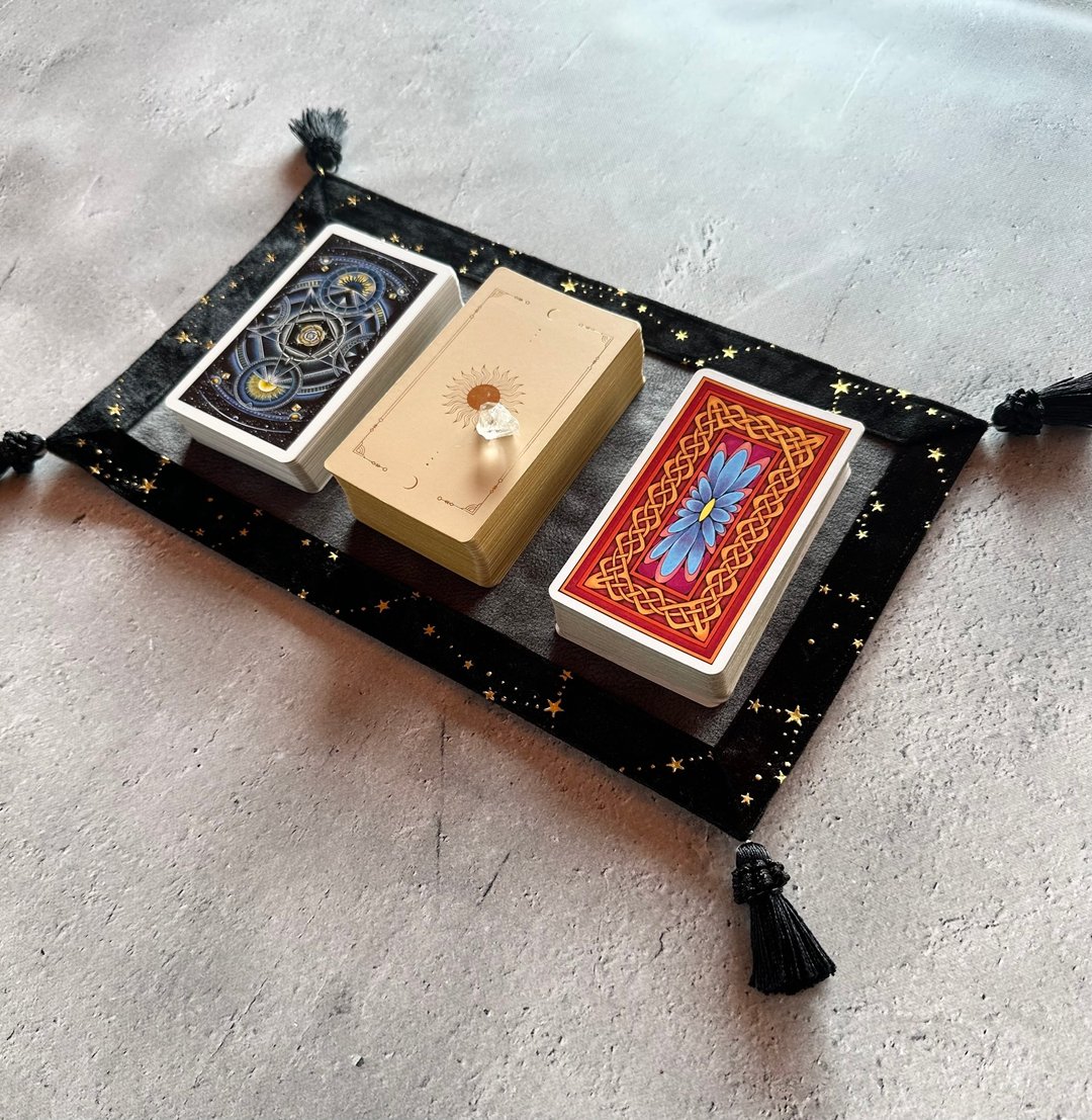 塔罗布　tarot mat 　tarot cloth  Made in JAPAN - 餐垫/桌巾 - 其他人造纤维 