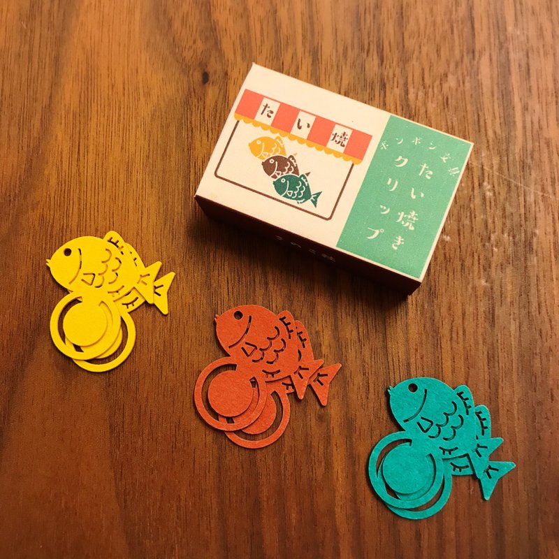 Bonbon Stationery Store Taiyaki Paper Clips - 其他 - 纸 黄色