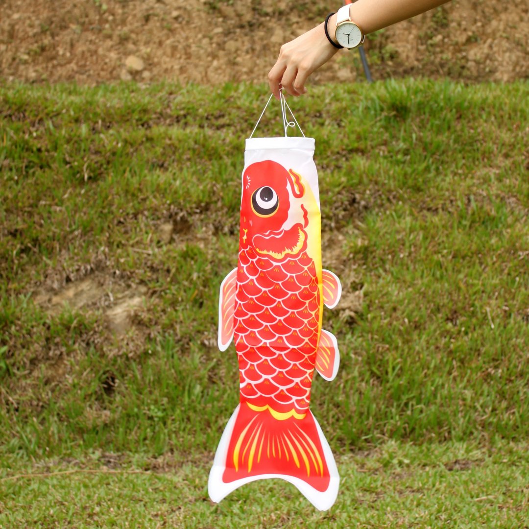 台湾鲤鱼旗60CM (红) - 摆饰 - 聚酯纤维 红色