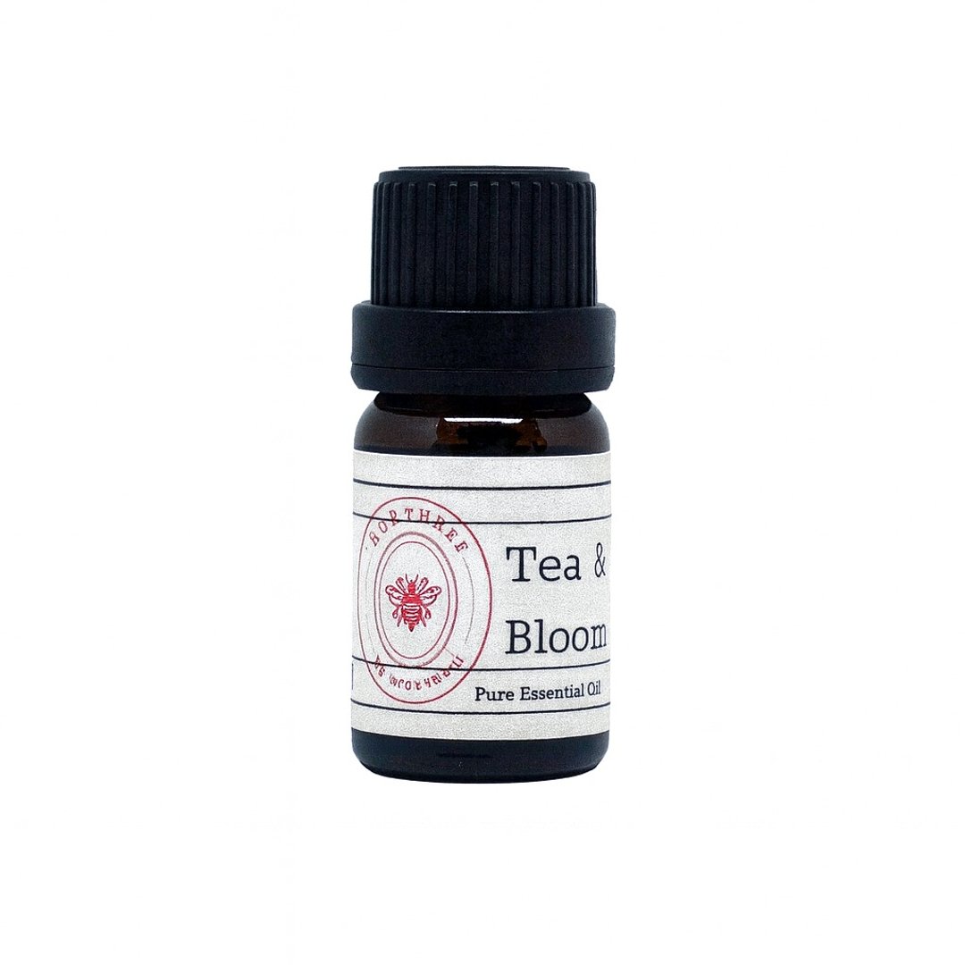 Tea & Bloom 100%复方精油(赠衣物香氛吊牌) - 香薰/精油/线香 - 玻璃 金色
