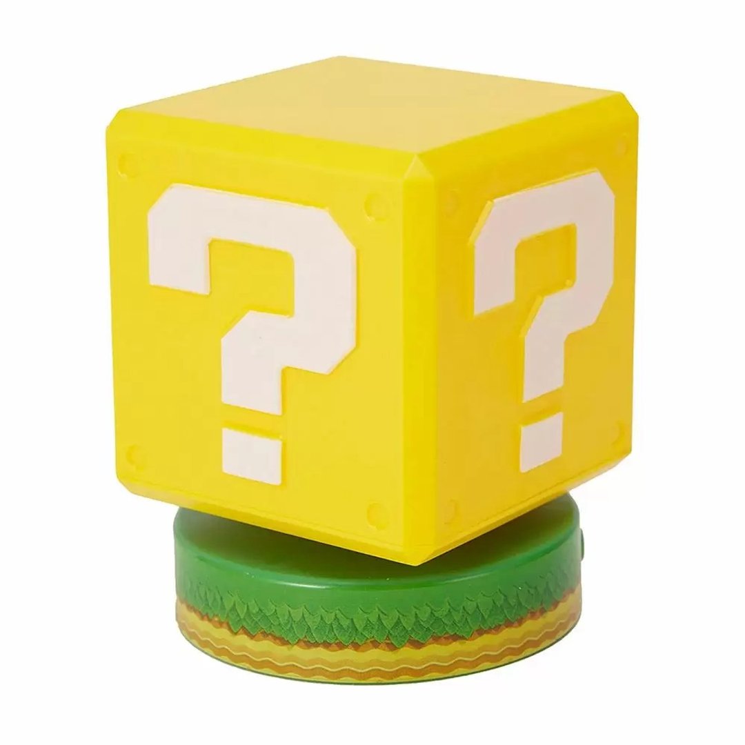 【任天堂】超级玛利欧问号砖块造型小夜灯/Super Mario - 灯具/灯饰 - 塑料 黄色
