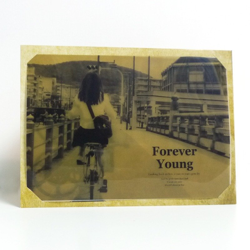 好时光 | 专属你的金色时光-01  高画质透明胶片 毕业礼物 纪念 - 画框/相框 - 防水材质 咖啡色