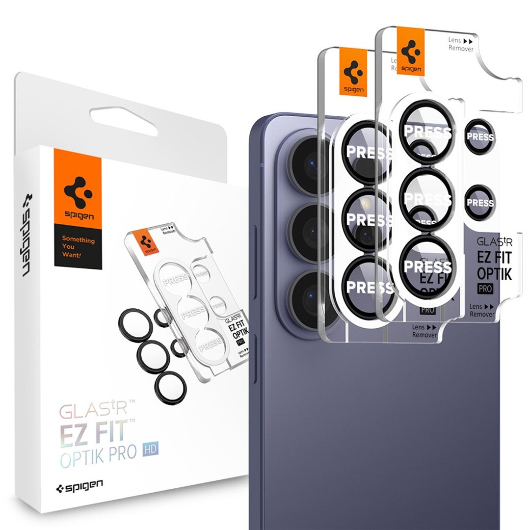 Spigen S26 系列 Glas.tR EZ Fit Optik Pro HD Black 镜头保护贴 - 手机壳/手机套 - 其他材质 