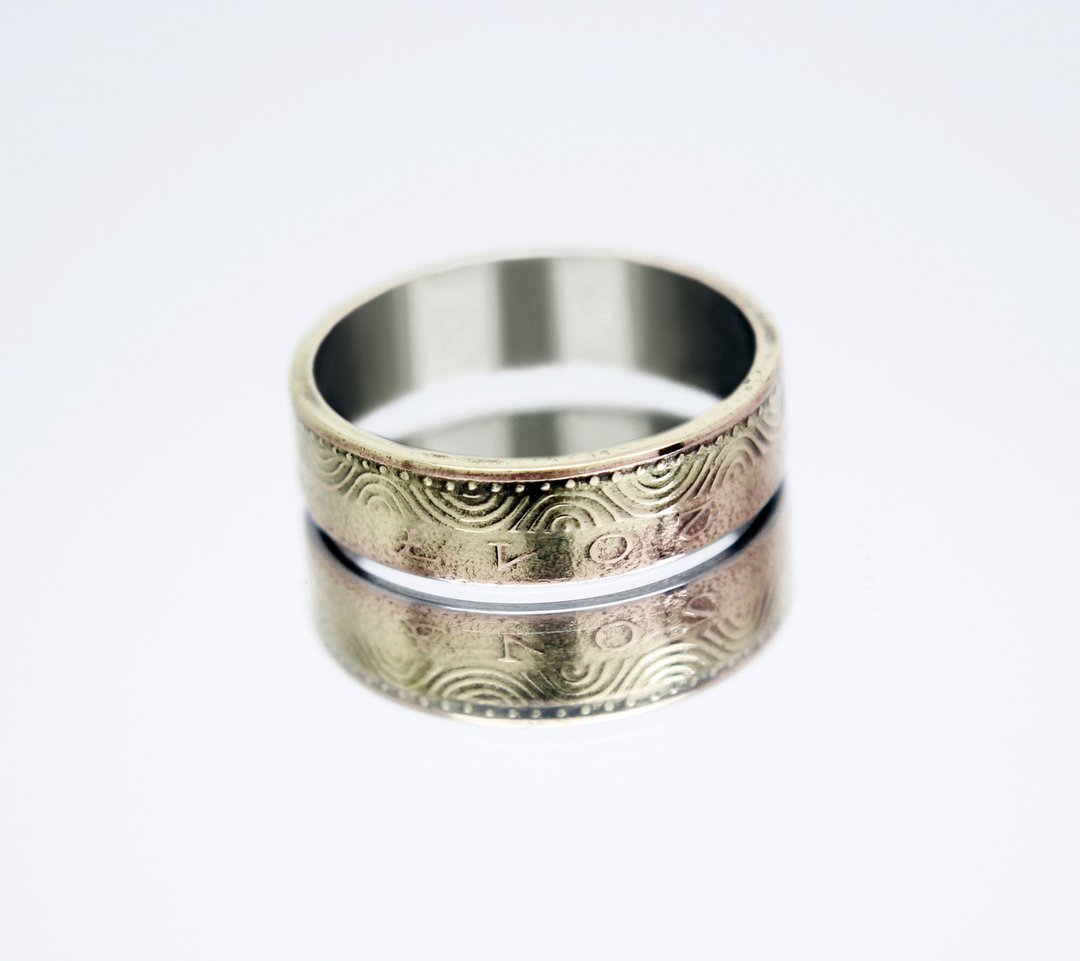 Colombia Coin Ring 100 pesos 2012-2021 coin rings for men coin rings for women - 戒指 - 其他金属 