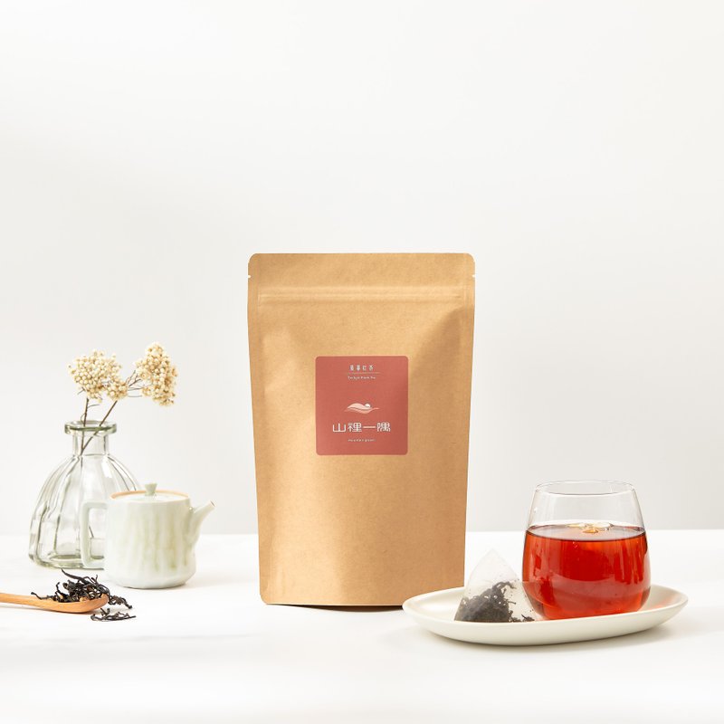【原叶高品质茶包】晨暮红茶 天然蜜香健康无负担 三角茶包25入 - 茶 - 其他材质 红色