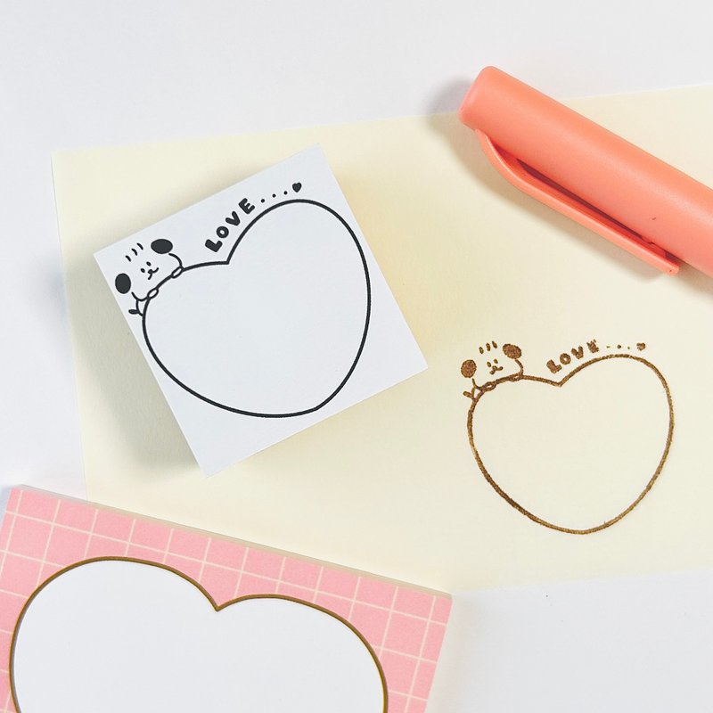 印章 狗狗爱 - 印章/印台 - 橡胶 