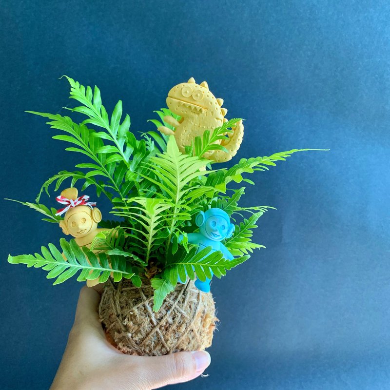 苔球躲猫猫香氛玻璃盆栽 - 植栽/盆栽 - 植物．花 绿色