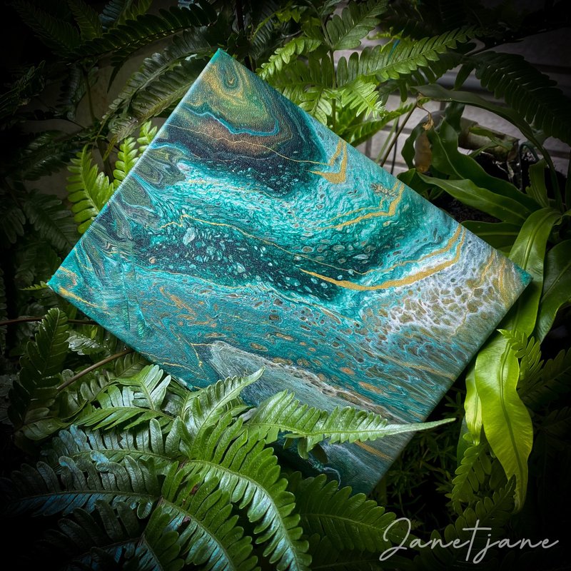 Emerald 绿宝系・微醺体验盒 Tipsy Box | 两幅作品 - 插画/绘画/写字 - 其他材质 绿色