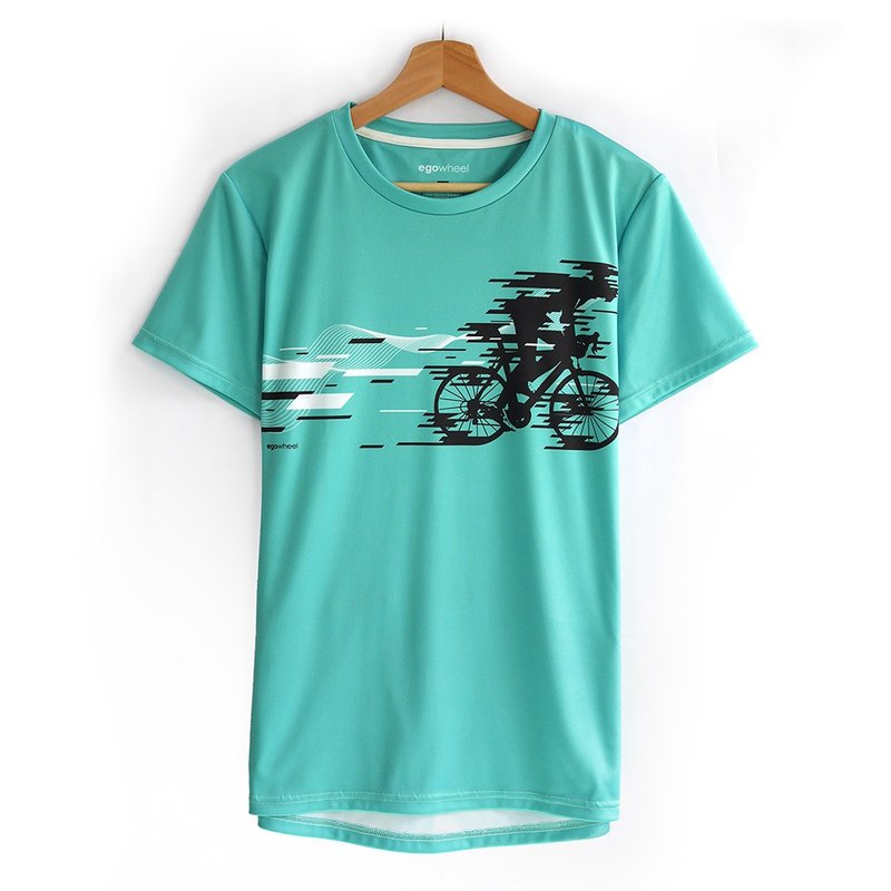 Cycling T-shirt (追风-湖水绿) 满足平日与骑车穿着的休闲车衣 - 男装上衣/T 恤 - 聚酯纤维 绿色