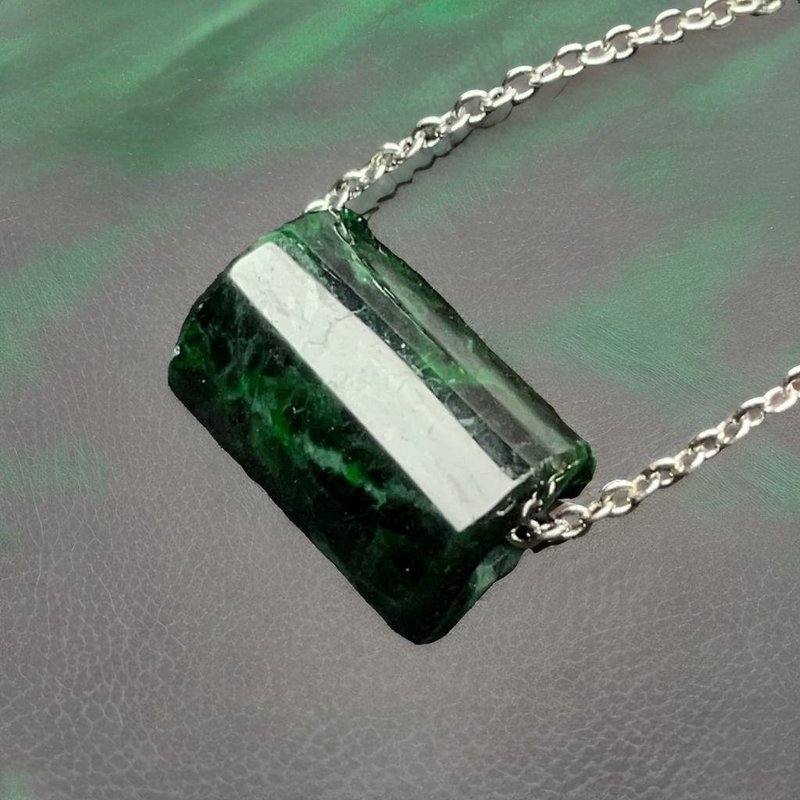 花青翡翠路路通项链 | 天然缅甸玉翡翠A货 | 送礼 - 项链 - 玉石 绿色