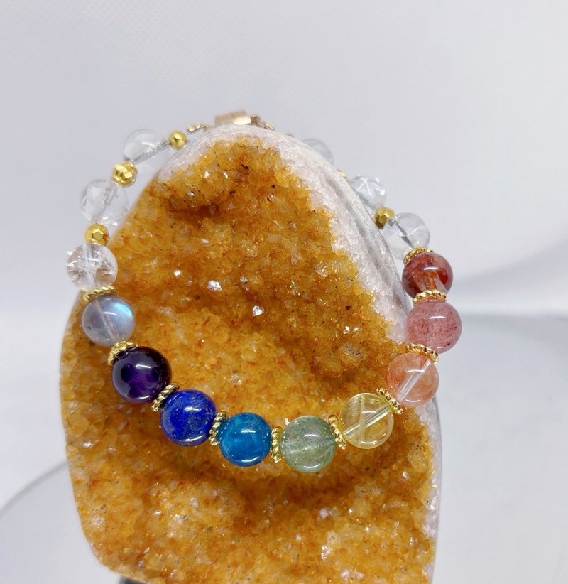 曜映七轮—能量启动 × 灵性守护 - 手链/手环 - 水晶 多色