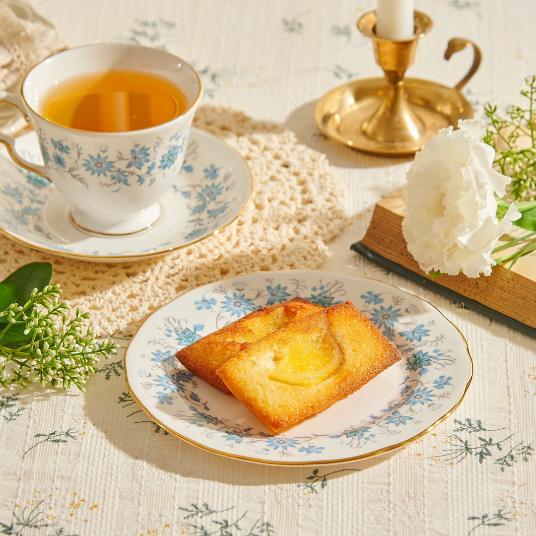 【蜜渍柳橙】奢华费南雪礼盒 8 入 - 蛋糕/甜点 - 新鲜食材 卡其色