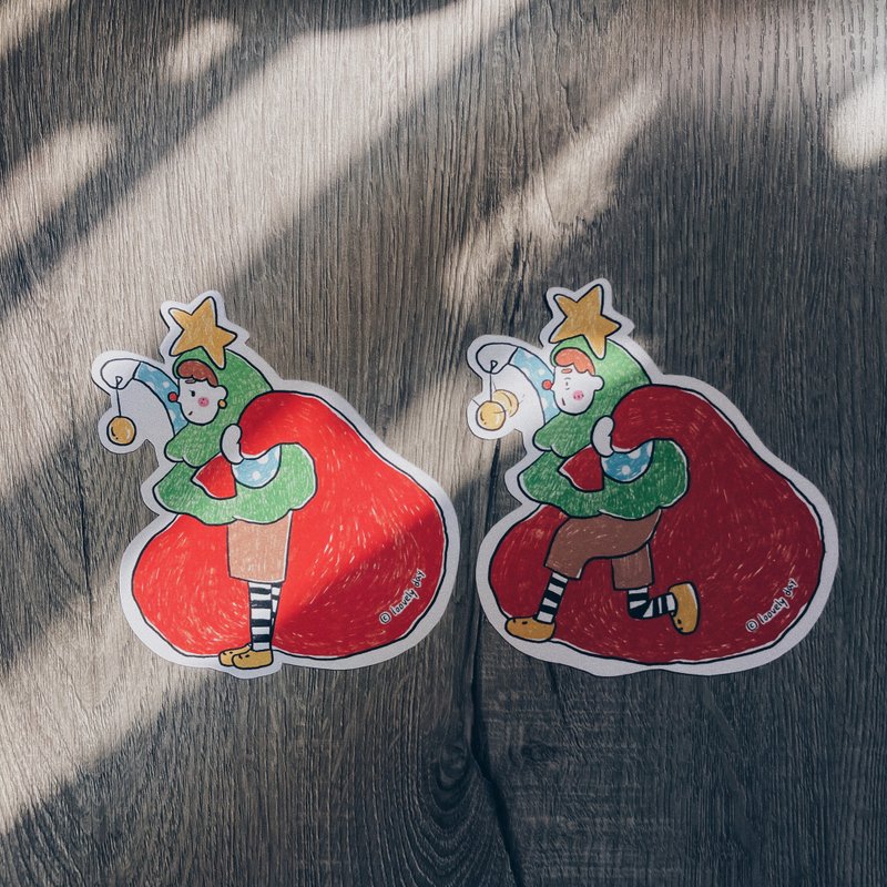 圣诞卡 / ring the bell - 卡片/明信片 - 纸 红色