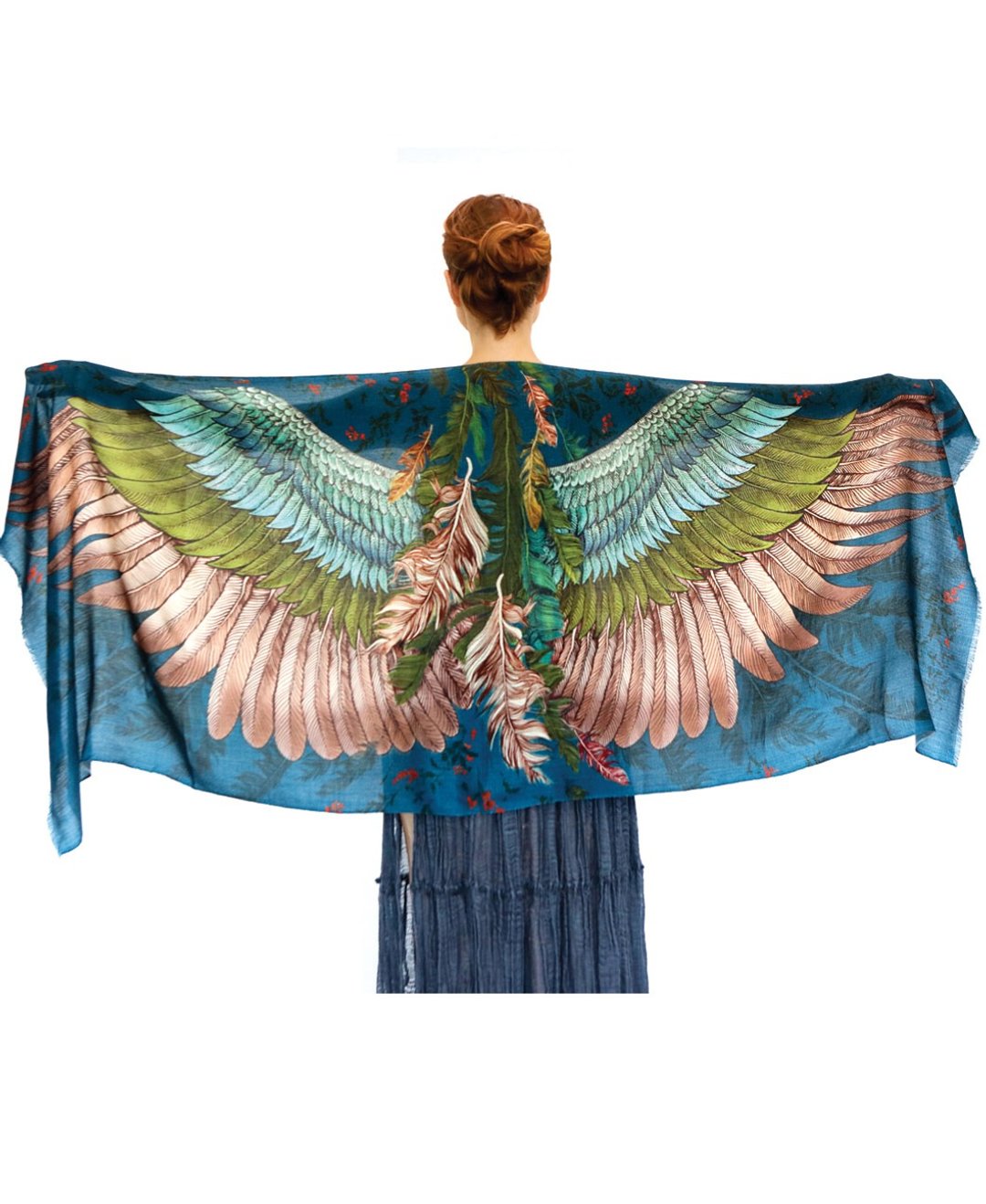 Jasper Wings Scarf - cotton - 丝巾 - 棉．麻 