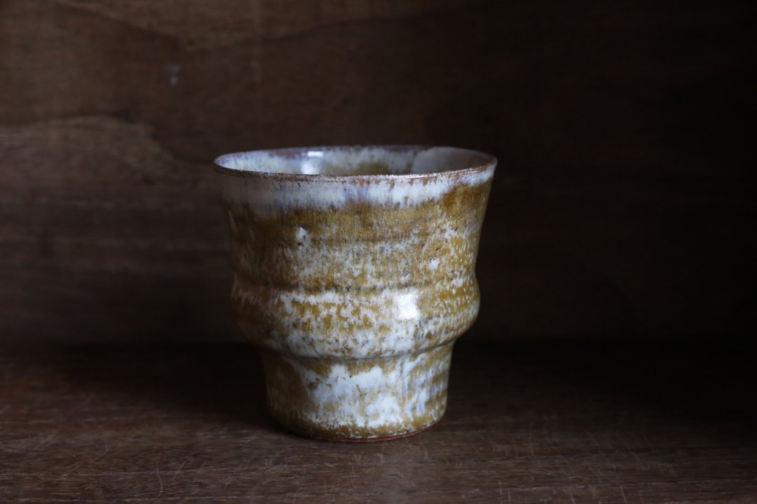 茶杯－潮汐灰釉 - 其他杯子 - 陶 卡其色