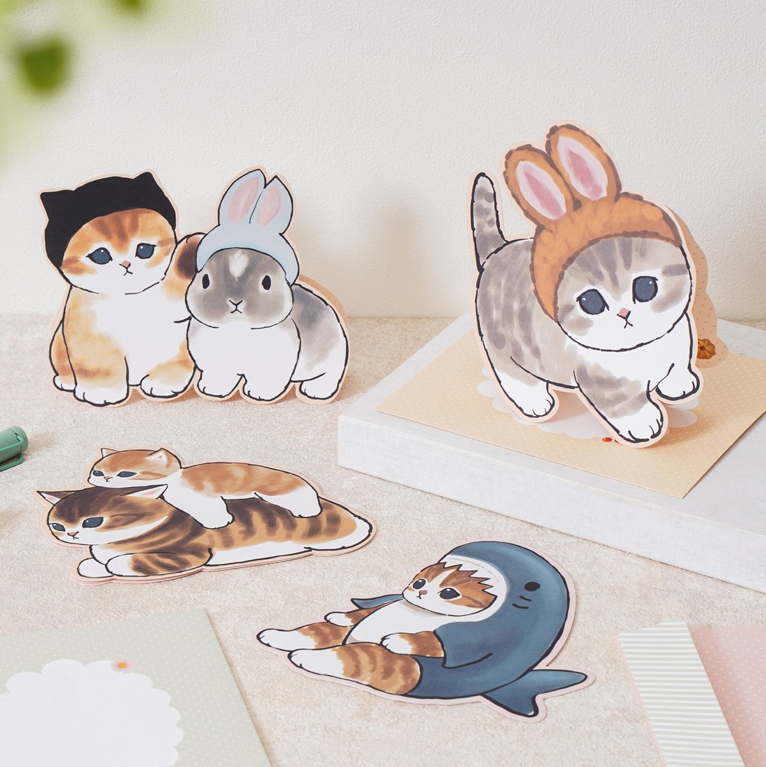 【猫福珊迪圣诞祝福】变装猫咪 造型卡万用卡 可站立摆饰知音文创 - 卡片/明信片 - 纸 多色