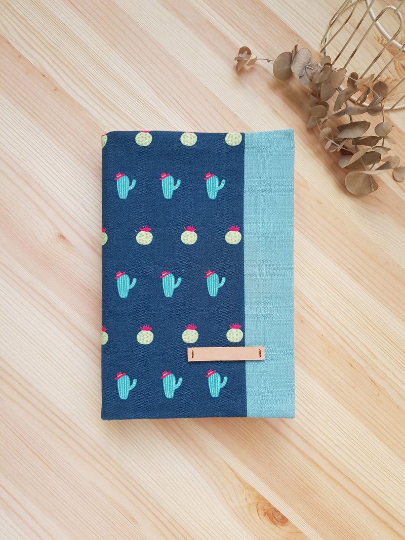 A5/25K布书衣 可调式书套(左翻) - 笔记本/手帐 - 棉．麻 绿色