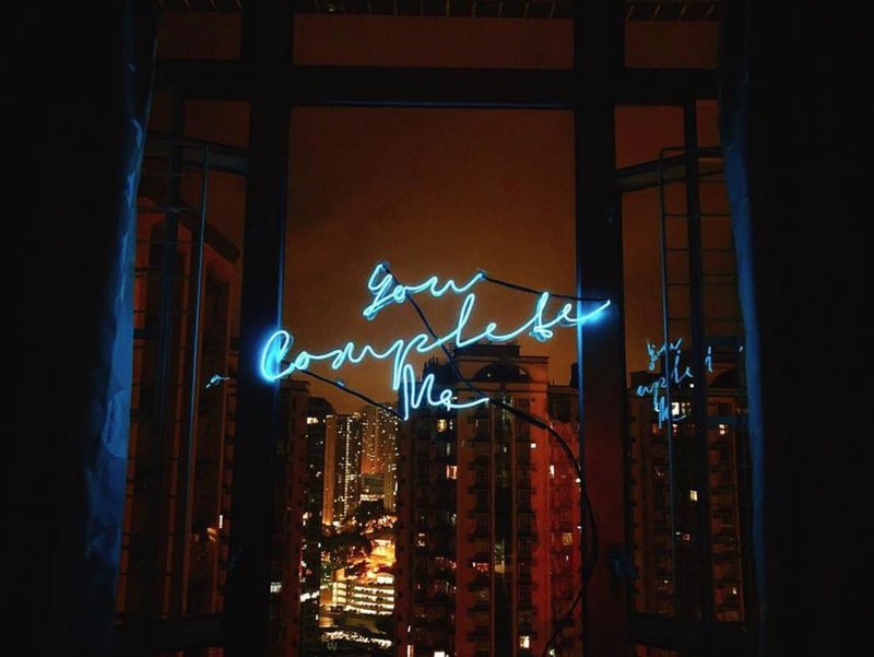 neonlite 定制霓虹文字图案灯 /You Complete Me/ - 灯具/灯饰 - 塑料 蓝色