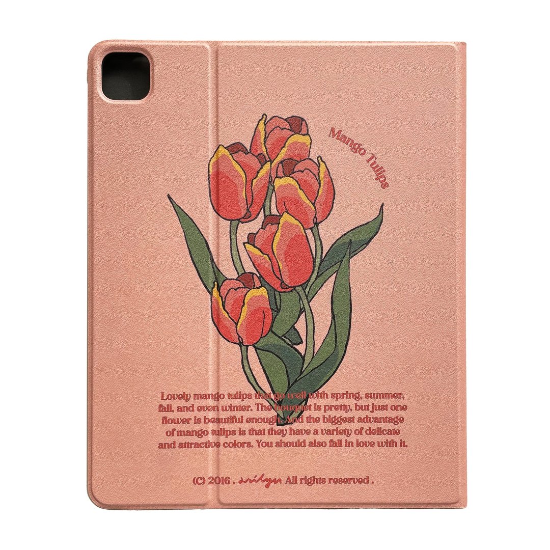 iPad 保护壳 PU 皮革_芒果郁金香 - 平板/电脑保护壳 - 其他材质 多色