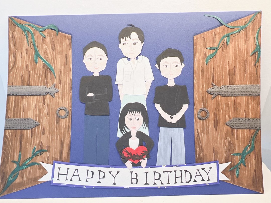 【定制款】生日敞开心扉卡片(下单前请讨论) - 卡片/明信片 - 纸 蓝色