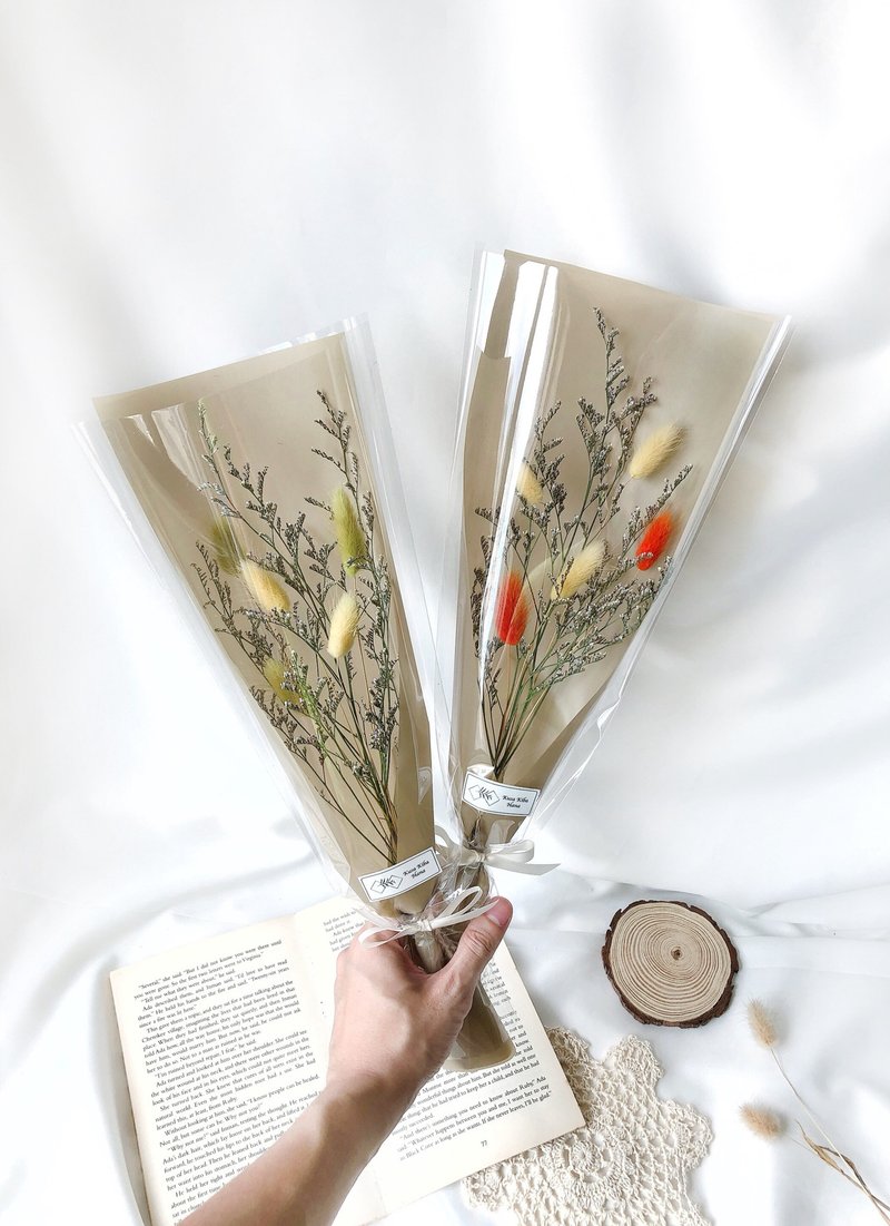 兔尾草小花束 干燥花束 兔尾草花语在我面前不用装坚强 - 干燥花/捧花 - 植物．花 多色