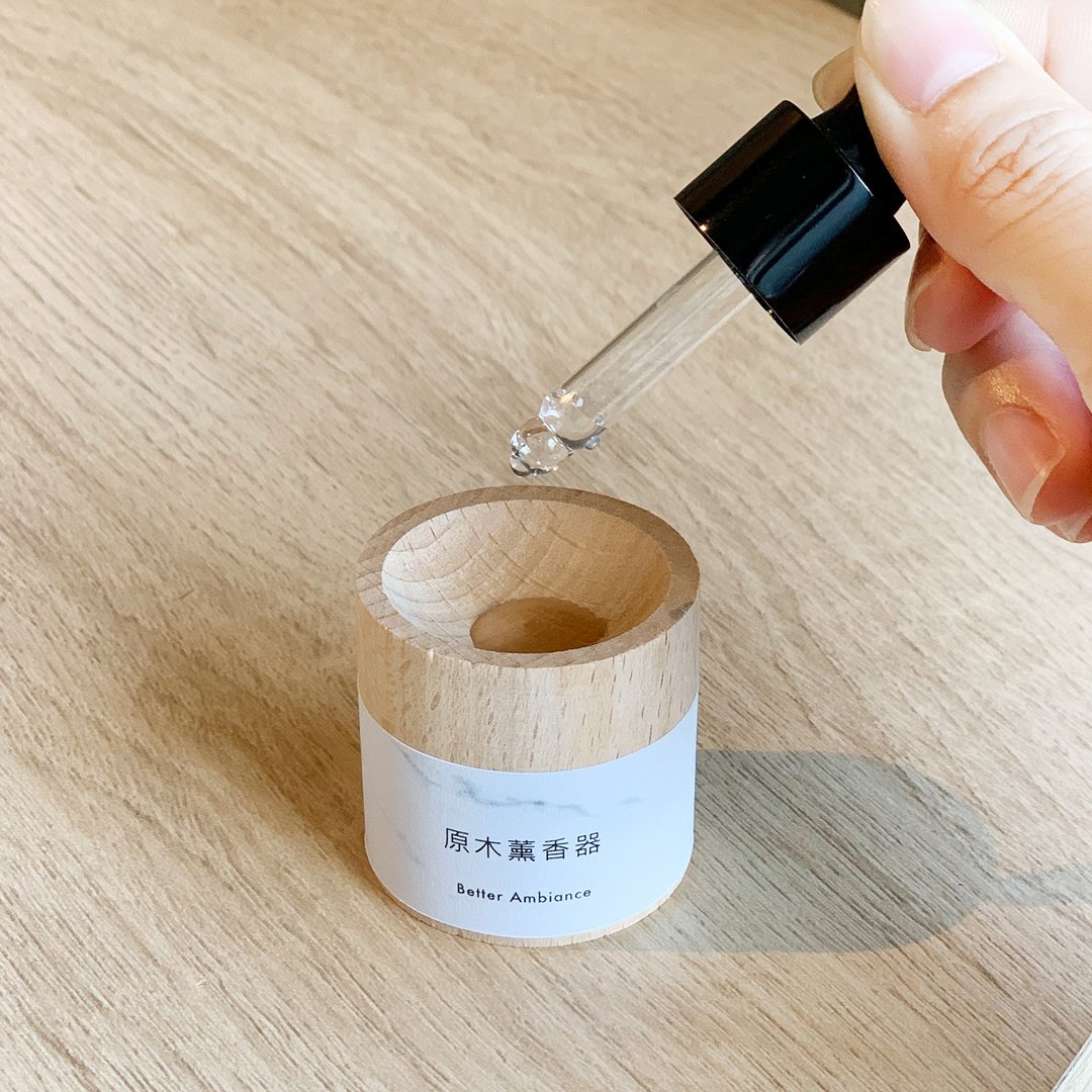 木棒薰香器 出风口木夹 - 香薰/精油/线香 - 玻璃 卡其色