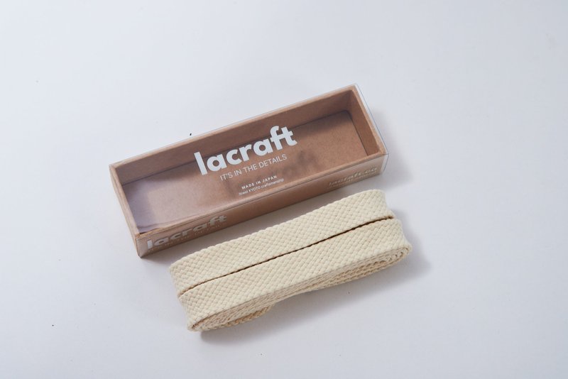 Maison MMY 奶油色替换鞋带 【lacraft 日本制】 - 其他 - 棉．麻 白色