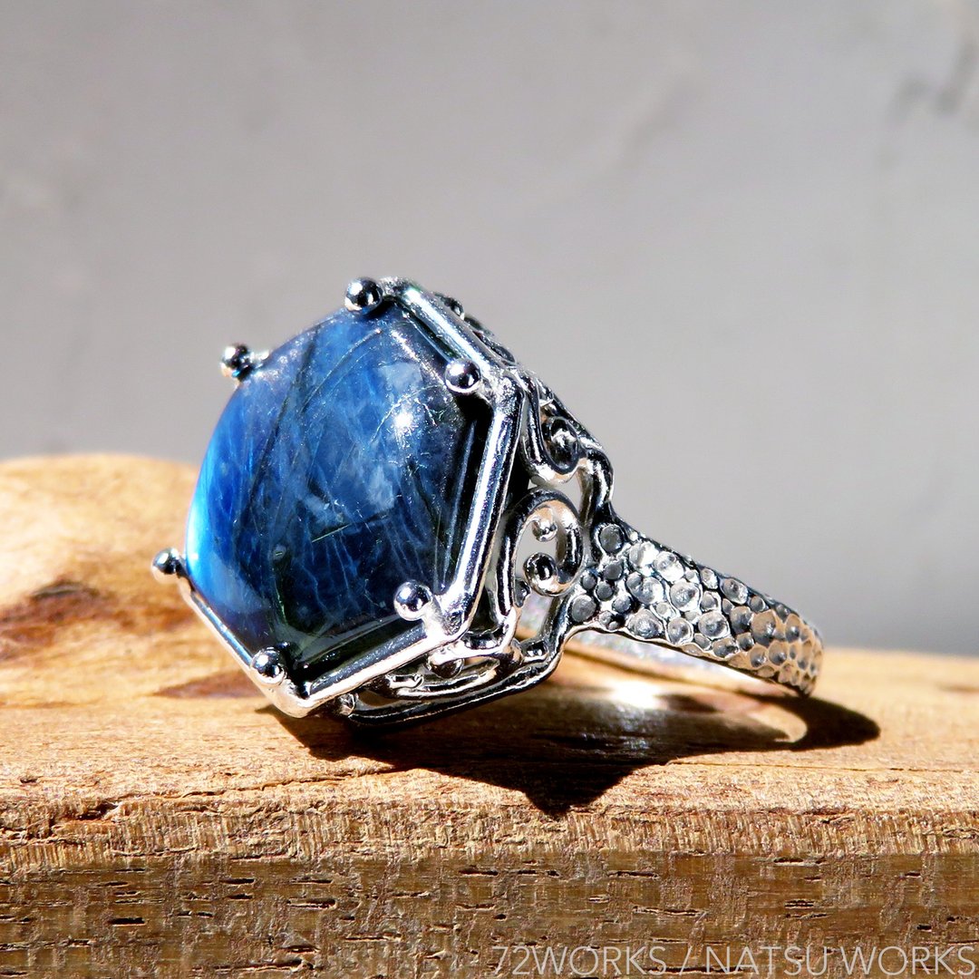 Spectrolite (Labradorite) Ring - 戒指 - 宝石 蓝色