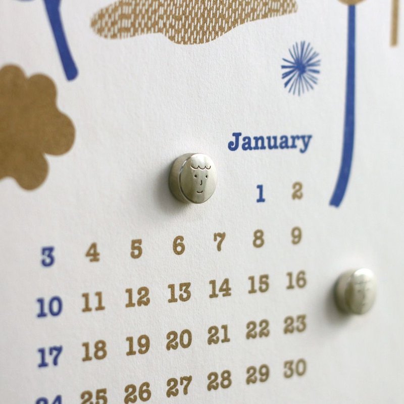 CBB马戏团男孩-趣味造型磁铁组02-笑脸A,CBB43011A - 冰箱贴/磁贴 - 其他金属 银色