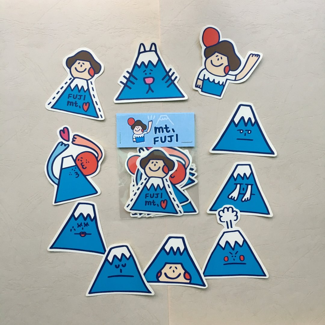变成富士山 / 贴纸组 - 贴纸 - 纸 