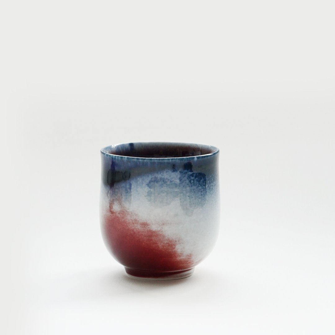 窑变釉手作陶瓷茶杯单杯－星空蓝 - 茶具/茶杯 - 瓷 蓝色