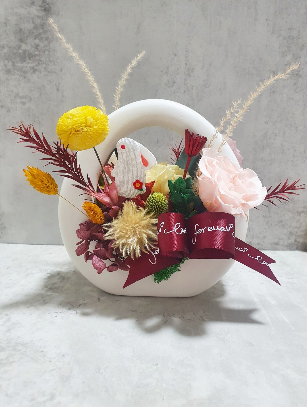 永生花桌花 - 干燥花/捧花 - 植物．花 