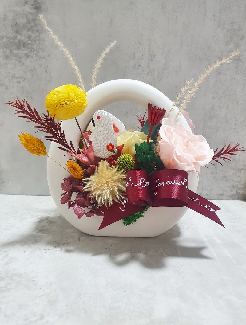 永生花桌花 - 干燥花/捧花 - 植物．花 