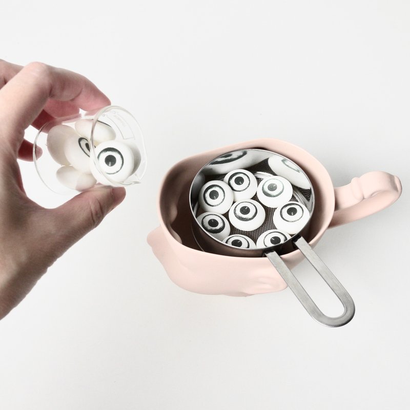 眼球曼陀珠 - 零食/点心 - 其他材质 白色