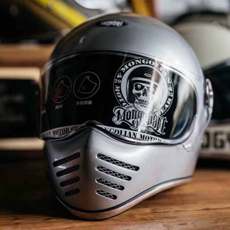 MONGOLIAN安全帽_锁镜星战帽系列_罪犯 【 亮银 】 - 安全帽 - 其他材质 