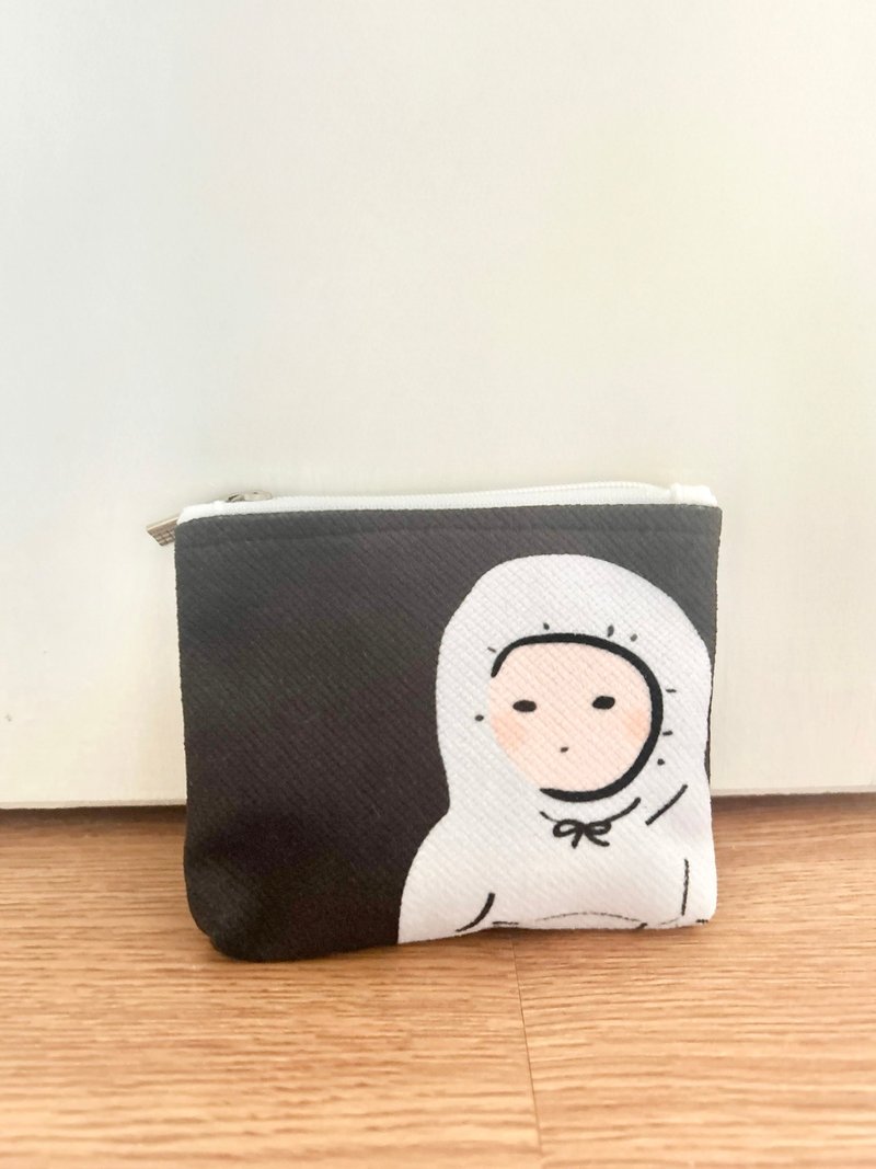 吴郁小姐 | 零钱包 散纸包 - 零钱包 - 棉 卡其色