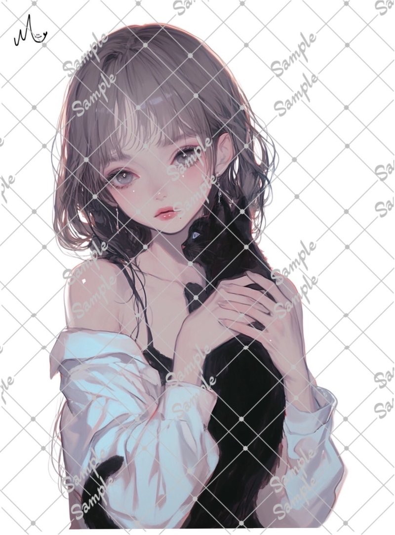 原创人物贴纸 8月新款 - 贴纸 - 纸 