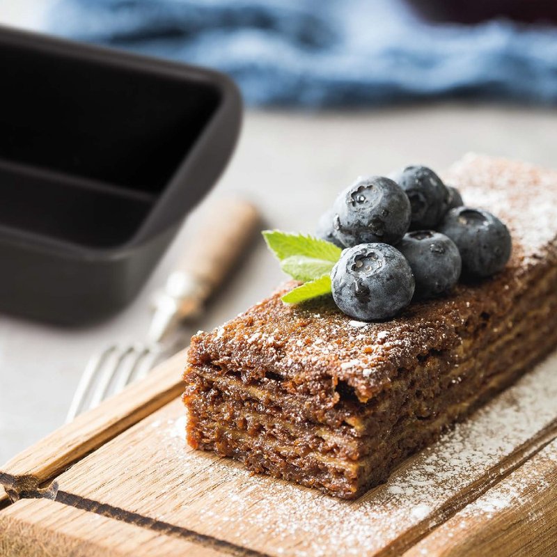 GUARDINI 长方形蛋糕或面包焗盘 - 锅具/烤盘 - 其他金属 黑色