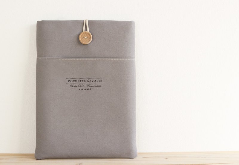 笔电套、计算机套、平板套、保护套、计算机包 - 平板/电脑保护壳 - 棉．麻 灰色