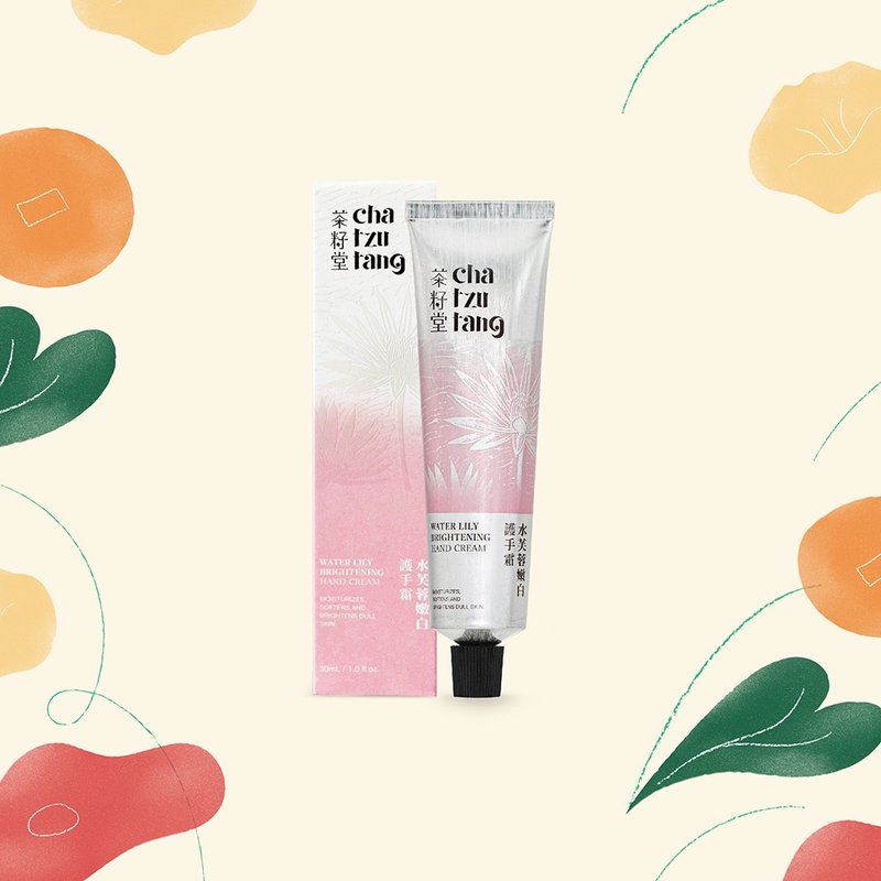 茶籽堂水芙蓉嫩白护手霜30mL【改善暗沈 延缓肌肤老化】香气升级 - 手足保养 - 植物．花 蓝色